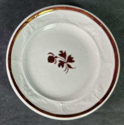 Anthony Shaw - Bordered Fuchsia - TL - Cup Plate - 4 inch