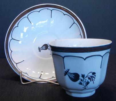 Unknown - Grape Octagon - THIST - Cup and Saucer