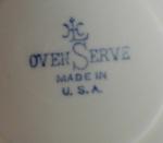 Homer Laughlin Kitchen Kraft - Oven Serve - Mark on Fancy Pie baker