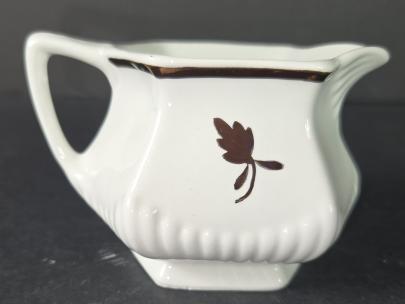 Adams - Empress Shape - TL - Demi Creamer - Back - 2.25 inches hi, 4 inch rim H to spout