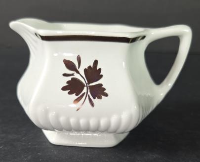 Adams - Empress Shape - TL - Demi Creamer - Front - 2.25 inches hi, 4 inch rim H to spout