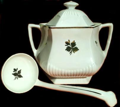 	Adams - Empress Shape - Tea Leaf - Soup Ladle