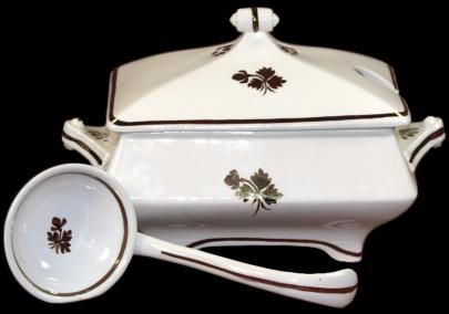 Anthony Shaw - Bullet - Tea Leaf - Sauce Tureen