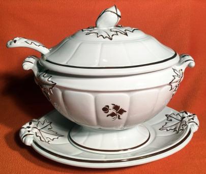 Anthony Shaw - Chinese Shape - TL - Soup Tureen - panels - 4 piece