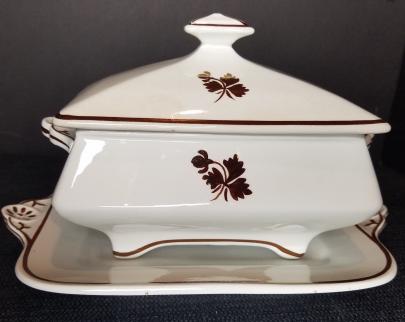 Anthony Shaw - Daisy - TL - Sauce Tureen - three piece