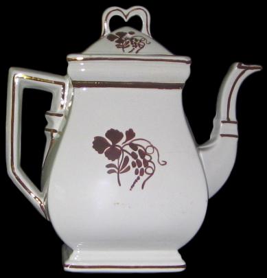 Clementson - Heavy Square - TB - Coffeepot/Teapot