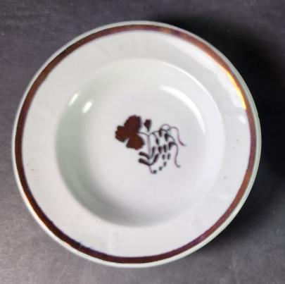 Clementson - New York Shape - TB - Honey Dish  4.75 in (2)