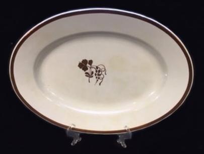 	Clementson - Plain Round - TB - platter (better photo'