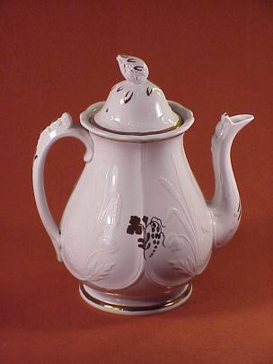 Clementson - Prairie Shape - TB - Coffeepot/Teapot