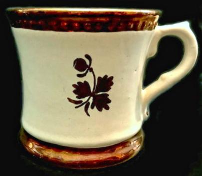 Cumbow - Unknown - TL - Shaving Mug 3 3 8ths dia, 3.5 tall