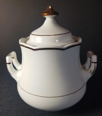 Elsmore and Forster (Attrib) - Crystal Shape - LB - Sugar Bowl