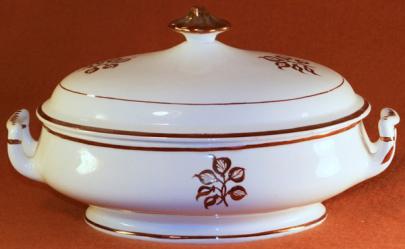 Elsmore and Forster - Crystal Shape - PEP - Vegetable Tureen - Oval