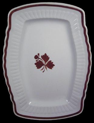 Mellor Taylor - Square Ridged - Hearts - TL - Platter
