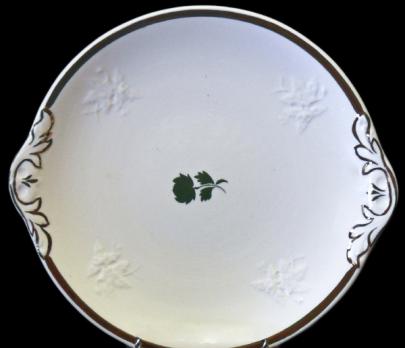 Powell & Bishop - Washington Shape - ROSE - Cake Plate - 1869