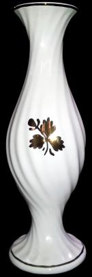 Ruth Sayer - Unknown - TL - Bud Vase - Swirl -  9 Inches Tall - 1980s