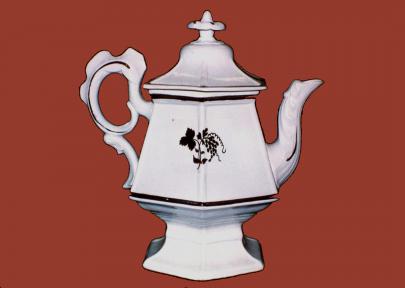 Jacob Furnival - Cockscomb Handle - TB - Coffeepot/Teapot