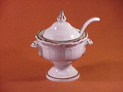 Unknown - Columbia Shape - LB - Sauce Tureen and Ladle