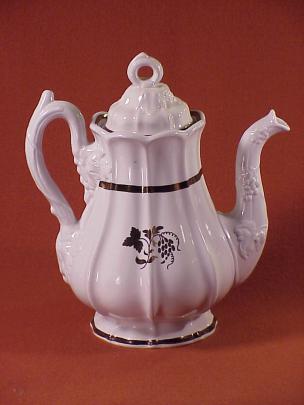 Unknown - Panelled Grape - TB - Coffeepot/Teapot