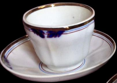 Jacob Furnival - Quartered Rose - LB - Cup and Saucer