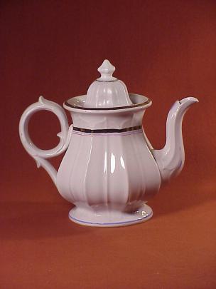 Unknown - Wrapped Sydenham - LB - Coffeepot/Teapot - with Pinstriping