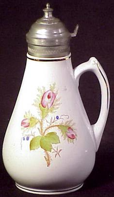 W P Co - Plain Round - MR - Syrup Pitcher