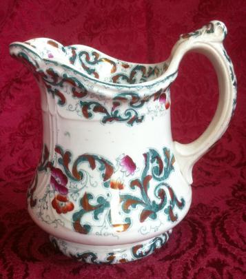 Walley - Niagara Shape - SCR - Creamer - Polychrome with Lustre