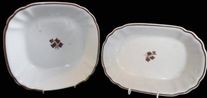 Wedgwood - Chelsea - TL - Bowls Nested - Square and Oval