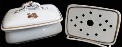 Wedgwood - Simple Square - Wedgwood's Plain - TL - Soap Dish