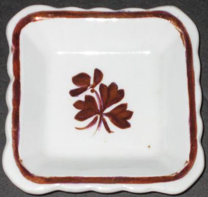 Wedgwood - Square Ridged Ribbed - TL - Butter Pat