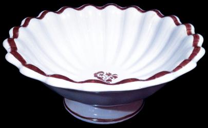 Wileman - Scalloped Rim - MG - Apple Bowl 1870s