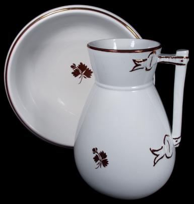 Wilkinson Late R. Alcock - Bow Knot - TL - Ewer and Basin