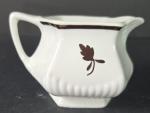 Adams - Empress Shape - TL - Demi Creamer - Back - 2.25 inches hi, 4 inch rim H to spout
