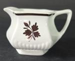 Adams - Empress Shape - TL - Demi Creamer - Front - 2.25 inches hi, 4 inch rim H to spout