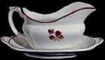 Alfred Meakin - Brocade - TL - Gravy Boat and Relish-Pickle