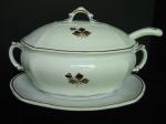 Alfred Meakin - Brocade - Tea Leaf - Sauce Tureen Ladle