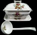 Alfred Meakin - Fishhook - Moss Rose - Sauce Tureen Undertray