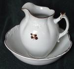 Alfred Meakin - Pleats and Vine - TL - Ewer and Basin
