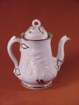 Anthony Shaw - Bordered Fuchsia - TL - Coffeepot/Teapot