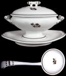 Anthony Shaw - Cable Shape - TL - Sauce Tureen - 4 pieces 1870s