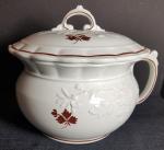 Burgess - Chrysanthemum - TL - Chamber Pot with lid