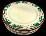 Cochran - Hyacinth - LB - Plates - with Teal and Pink Polychrome