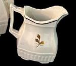Corn - Square Ridged - Square Pear - TL - Creamer - Gold Lustre