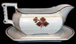 Grindley - Favorite - TL - Gravy Boat and Underplate (Sauce)