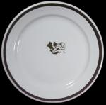J H and J Davis - Banded Round - TB - Plate - Dinner
